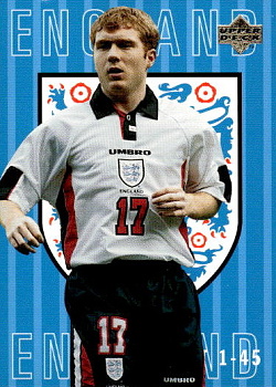 Paul Scholes Checklist 1-45 England Upper Deck England 1998 Checklist #81