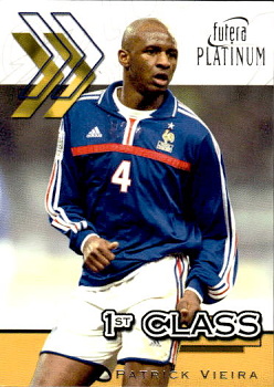 Patrick Vieira France Futera World Football 2001 First class #36