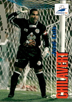 Jose Luis Chilavert Paraguay Panini World Cup 1998  #4