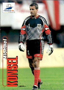 Michael Konsel Austria Panini World Cup 1998  #5