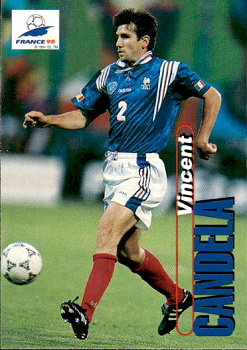 Vincent Candela France Panini World Cup 1998  #17