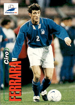 Ciro Ferrara Italy Panini World Cup 1998  #20