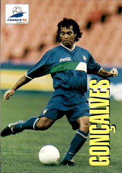 Goncalves Brazil Panini World Cup 1998  #22