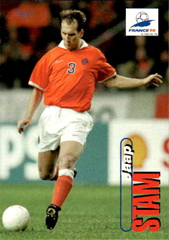 Jaap Stam Netherlands Panini World Cup 1998  #34