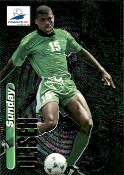 Sunday Oliseh Nigeria Panini World Cup 1998  #37