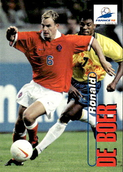Ronald De Boer Netherlands Panini World Cup 1998  #49