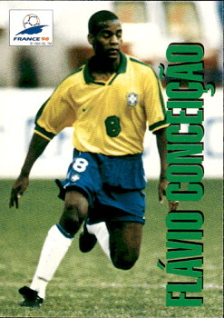 Flavio Conceicao Brazil Panini World Cup 1998  #54