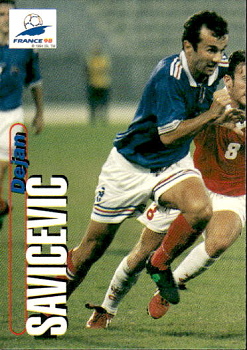 Dejan Savicevic Yugoslavia Panini World Cup 1998  #66