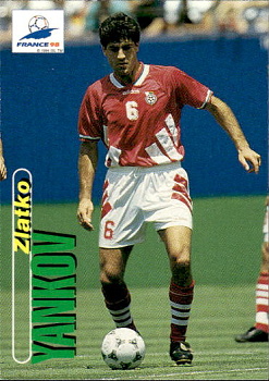 Zlatko Yankov Bulgaria Panini World Cup 1998  #72