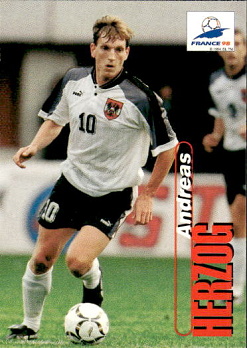 Andreas Herzog Austria Panini World Cup 1998  #83
