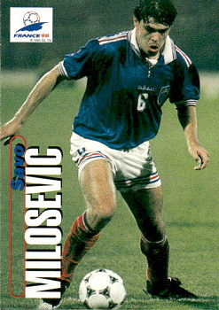 Savo Milosevic Yugoslavia Panini World Cup 1998  #91
