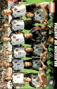 Austria Austria Libero Los Super Cards del Mundial Francia World Cup 1998 #83