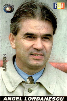 Anghel Iordanescu Romania Libero Los Super Cards del Mundial Francia World Cup 1998 #137