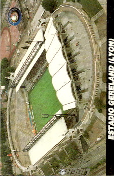Estadio Gerland Lyon Stadium Libero Los Super Cards del Mundial Francia World Cup 1998 #147