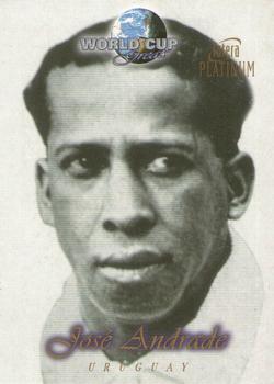 Jose Andrade Uruguay Futera World Cup Greats Platinum 1998 #2