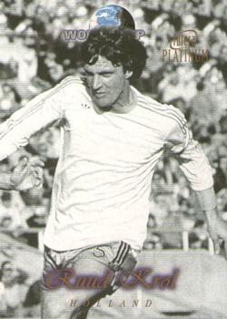 Ruud Krol Netherlands Futera World Cup Greats Platinum 1998 #22