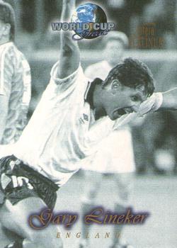 Gary Lineker England Futera World Cup Greats Platinum 1998 #25