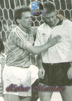 Lothar Matthaus Germany Futera World Cup Greats Platinum 1998 #28
