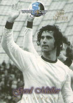 Gerd Muller West Germany Futera World Cup Greats Platinum 1998 #32