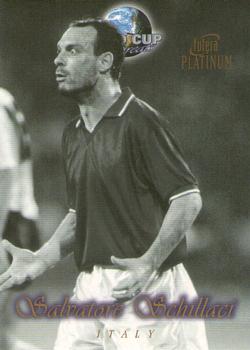 Salvatore Schillaci Italy Futera World Cup Greats Platinum 1998 #42