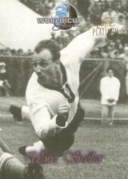 Uwe Seeler West Germany Futera World Cup Greats Platinum 1998 #43