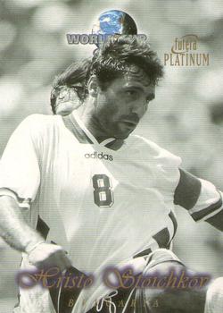 Hristo Stoichkov Bulgaria Futera World Cup Greats Platinum 1998 #45