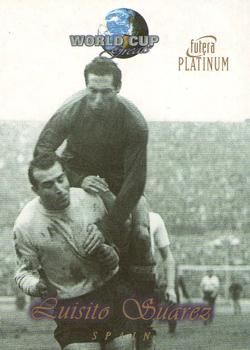 Luisito Suarez Spain Futera World Cup Greats Platinum 1998 #46