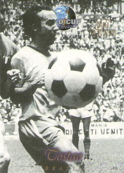 Tostao Brazil Futera World Cup Greats Platinum 1998 #48