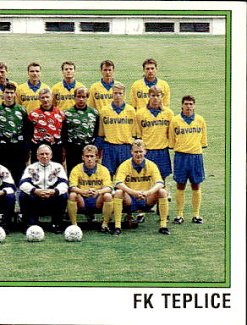 Tymove foto Teplice samolepka Panini Cesky Fotbal 1997 #245
