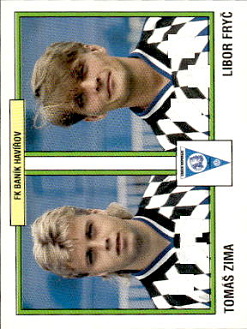 Tomas Zima / Libor Fryc Havirov samolepka Panini Cesky Fotbal 1997 #305