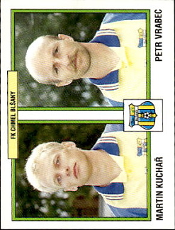Martin Kuchar / Petr Vrabec Blsany samolepka Panini Cesky Fotbal 1997 #331