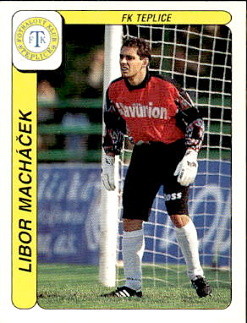 Libor Machacek Teplice samolepka Panini Cesky Fotbal 1998 #272
