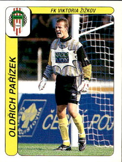 Oldrich Parizek Viktoria Zizkov samolepka Panini Cesky Fotbal 1998 #310