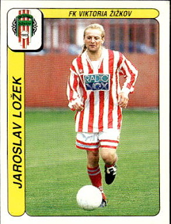Jaroslav Lozek Viktoria Zizkov samolepka Panini Cesky Fotbal 1998 #319