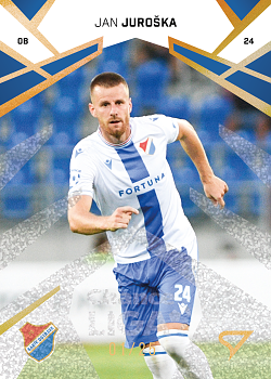 Jan Juroska Banik Ostrava SportZoo Chance Liga 2024/25 2. serie Gold Glitter /25 #235