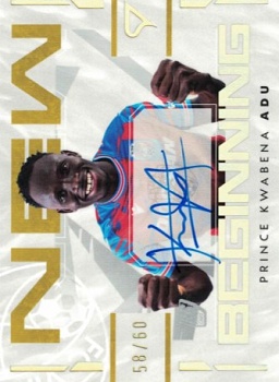 Prince Kwabena Adu Viktoria Plzen SportZoo Chance Liga 2024/25 2. serie New Beginnings Auto /60 #NBS-PA