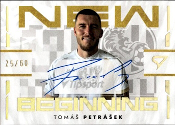 Tomas Petrasek Hradec Kralove SportZoo Chance Liga 2024/25 2. serie New Beginnings Auto /60 #NBS-TP