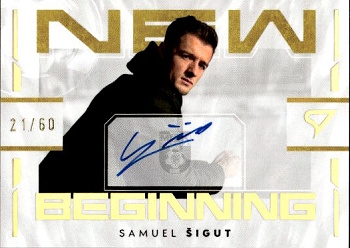 Samuel Sigut Karvina SportZoo Chance Liga 2024/25 2. serie New Beginnings Auto /60 #NBS-SS