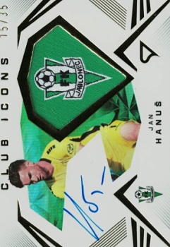 Jan Hanus Jablonec SportZoo Chance Liga 2024/25 2. serie Club Icons Auto /35 #CIS-JH