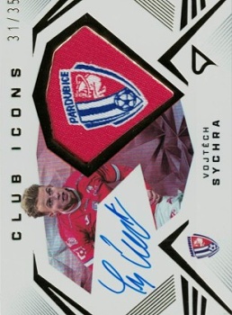 Vojtech Sychra Pardubice SportZoo Chance Liga 2024/25 2. serie Club Icons Auto /35 #CIS-VS