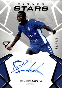 Benson Sakala Mlada Boleslav SportZoo Chance Liga 2024/25 2. serie Signed Stars - Level 1 /99 #SL1-BS
