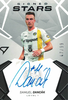 Samuel Dancak Hradec Kralove SportZoo Chance Liga 2024/25 2. serie Signed Stars - Level 1 /99 #SL1-DA