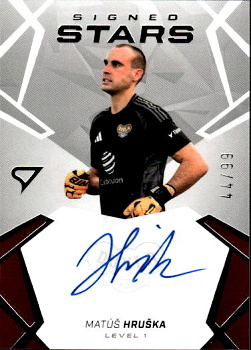 Matus Hruska Dukla Praha SportZoo Chance Liga 2024/25 2. serie Signed Stars - Level 1 /99 #SL1-MH