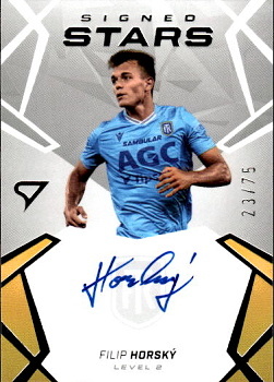 Filip Horsky Teplice SportZoo Chance Liga 2024/25 2. serie Signed Stars - Level 2 /75 #SL2-FH