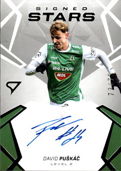 David Puskac Jablonec SportZoo Chance Liga 2024/25 2. serie Signed Stars - Level 2 /75 #SL2-PD
