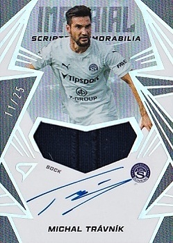 Michal Travnik Slovacko SportZoo Chance Liga 2024/25 2. serie Imperial Scripted Memorabilia Auto /25 #IM-TR