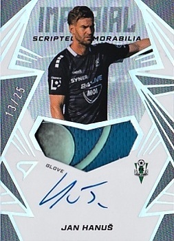 Jan Hanus Jablonec SportZoo Chance Liga 2024/25 2. serie Imperial Scripted Memorabilia Auto /25 #IM-HA