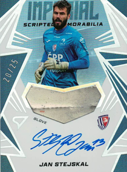 Jan Stejskal Pardubice SportZoo Chance Liga 2024/25 2. serie Imperial Scripted Memorabilia Auto /25 #IM-JS