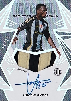 Ubong Ekpai Ceske Budejovice SportZoo Chance Liga 2024/25 2. serie Imperial Scripted Memorabilia Auto /25 #IM-UE