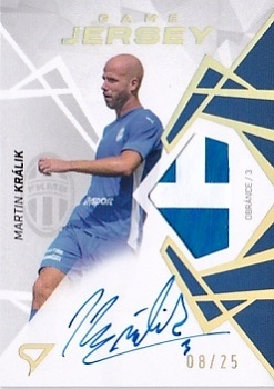 Martin Kralik Mlada Boleslav SportZoo Chance Liga 2024/25 2. serie Game Jersey Auto /25 #GJS-MK